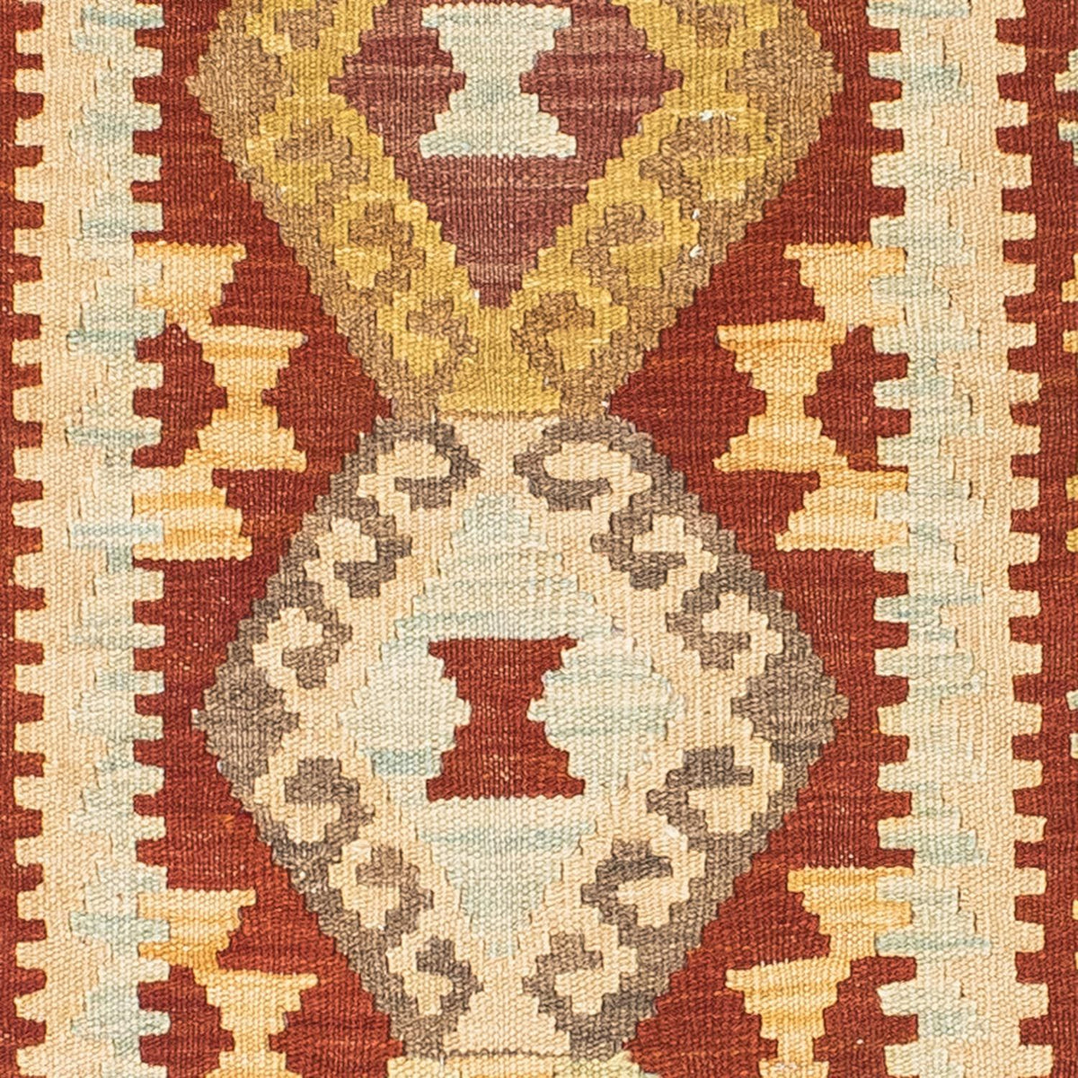 Tapis de couloir Tapis Kelim - Oriental - 206 x 71 cm - beige