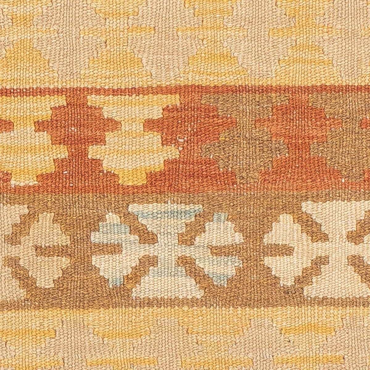 Tapis de couloir Tapis Kelim - Splash - 194 x 65 cm - multicolore