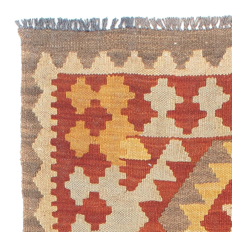 Tapis de couloir Tapis Kelim - Splash - 206 x 66 cm - multicolore