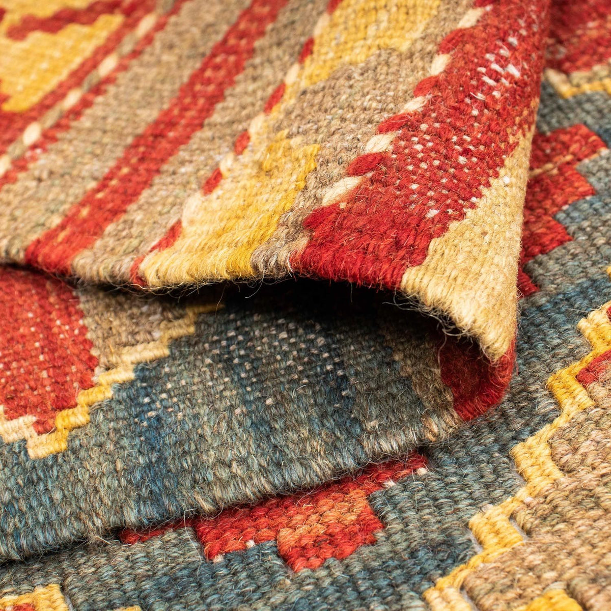Tapis de couloir Tapis Kelim - Oriental - 201 x 72 cm - multicolore