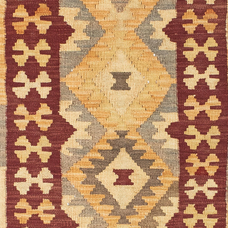 Tapis de couloir Tapis Kelim - Oriental - 195 x 79 cm - marron