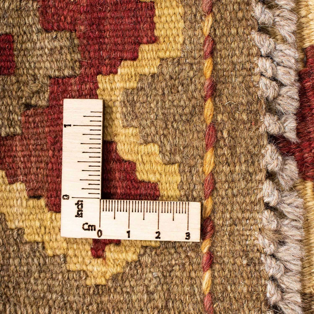 Tapis de couloir Tapis Kelim - Oriental - 195 x 79 cm - marron