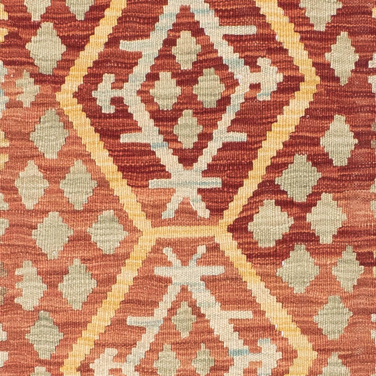 Tapis de couloir Tapis Kelim - Oriental - 202 x 74 cm - rouge