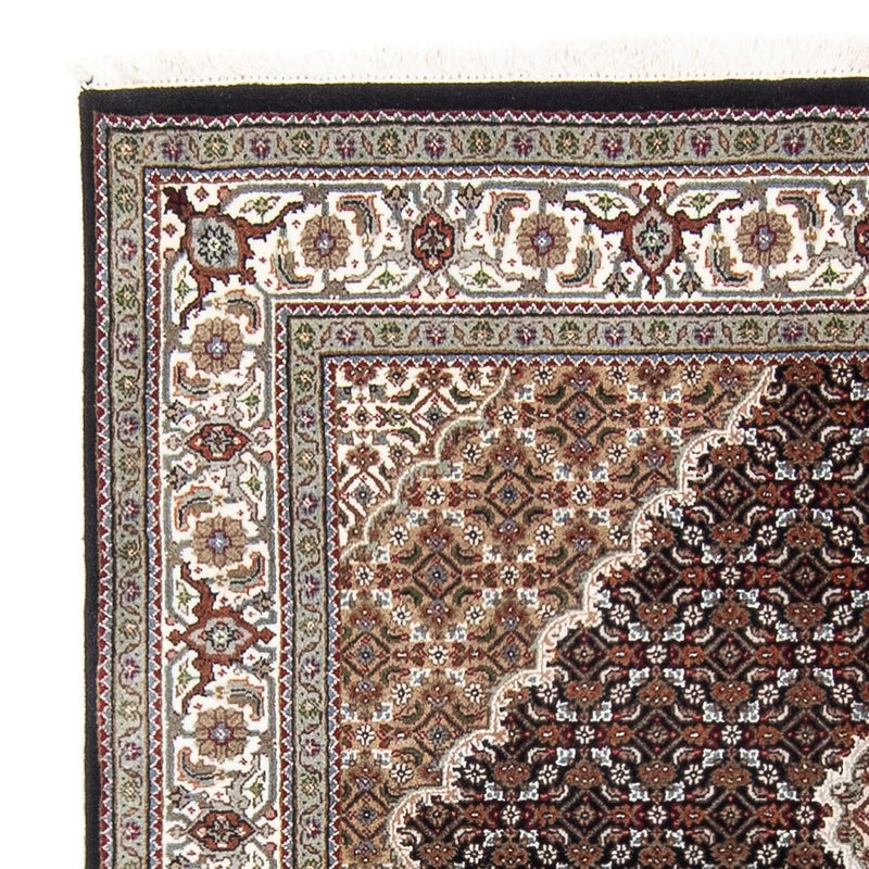 Tapis persan - Tabriz - 202 x 138 cm - bleu foncé