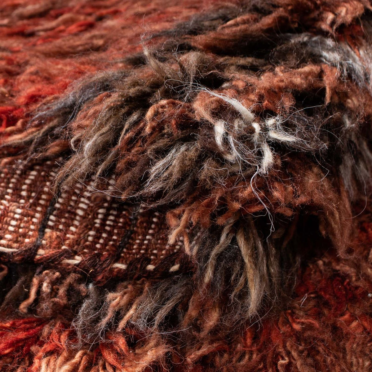 Tapis à poils longs - 297 x 197 cm - multicolore