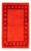 Tapis Gabbeh - Indus - 156 x 98 cm - rouge