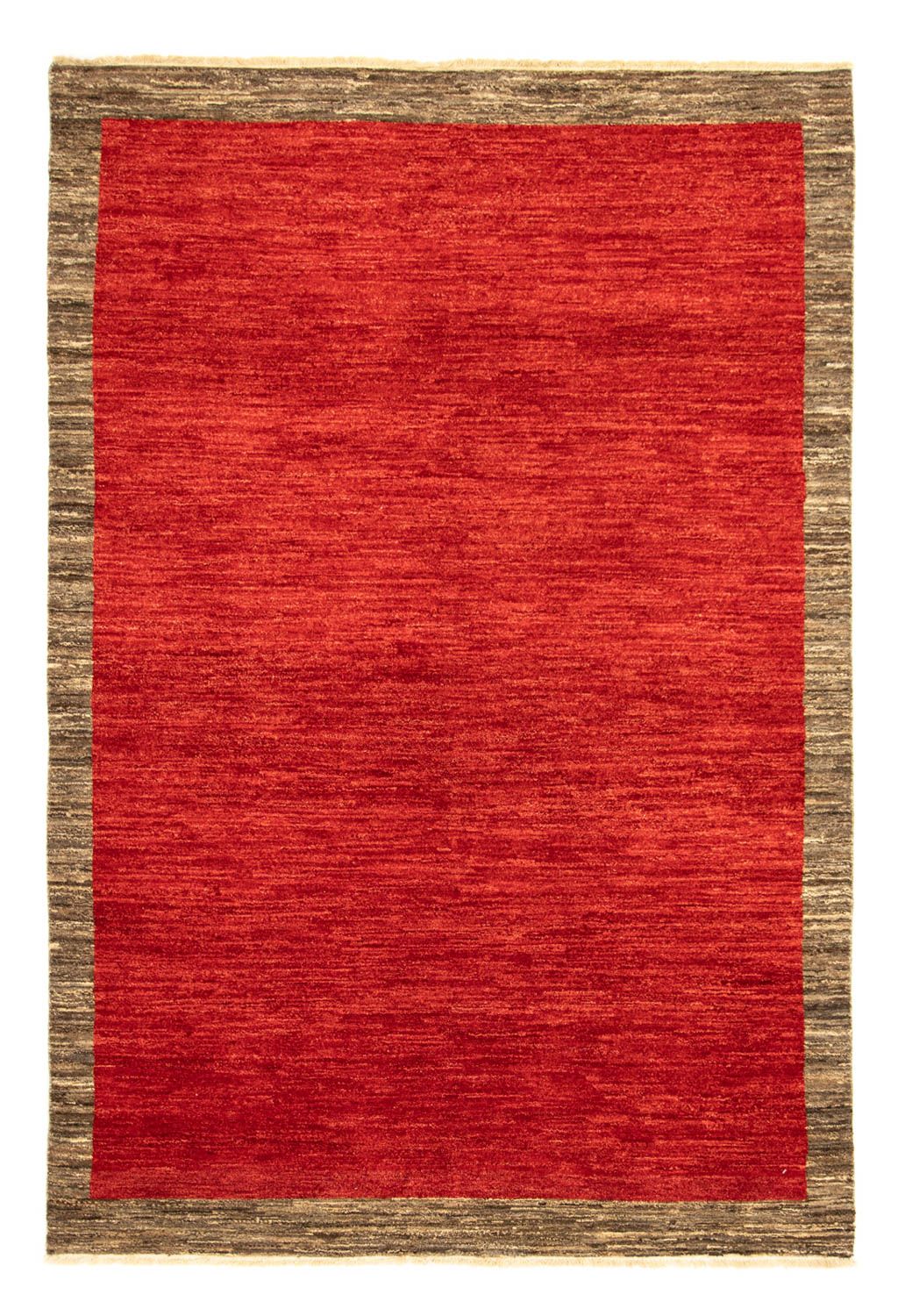 Tapis Gabbeh - Indus - 248 x 169 cm - rouge