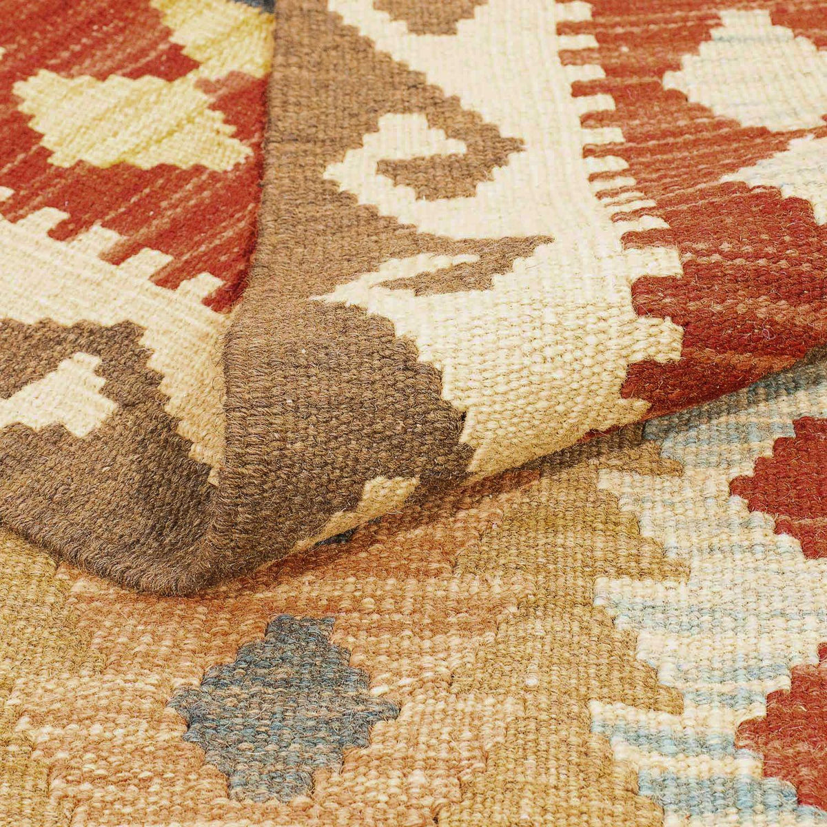 Tapis Kelim - Splash - 299 x 201 cm - multicolore