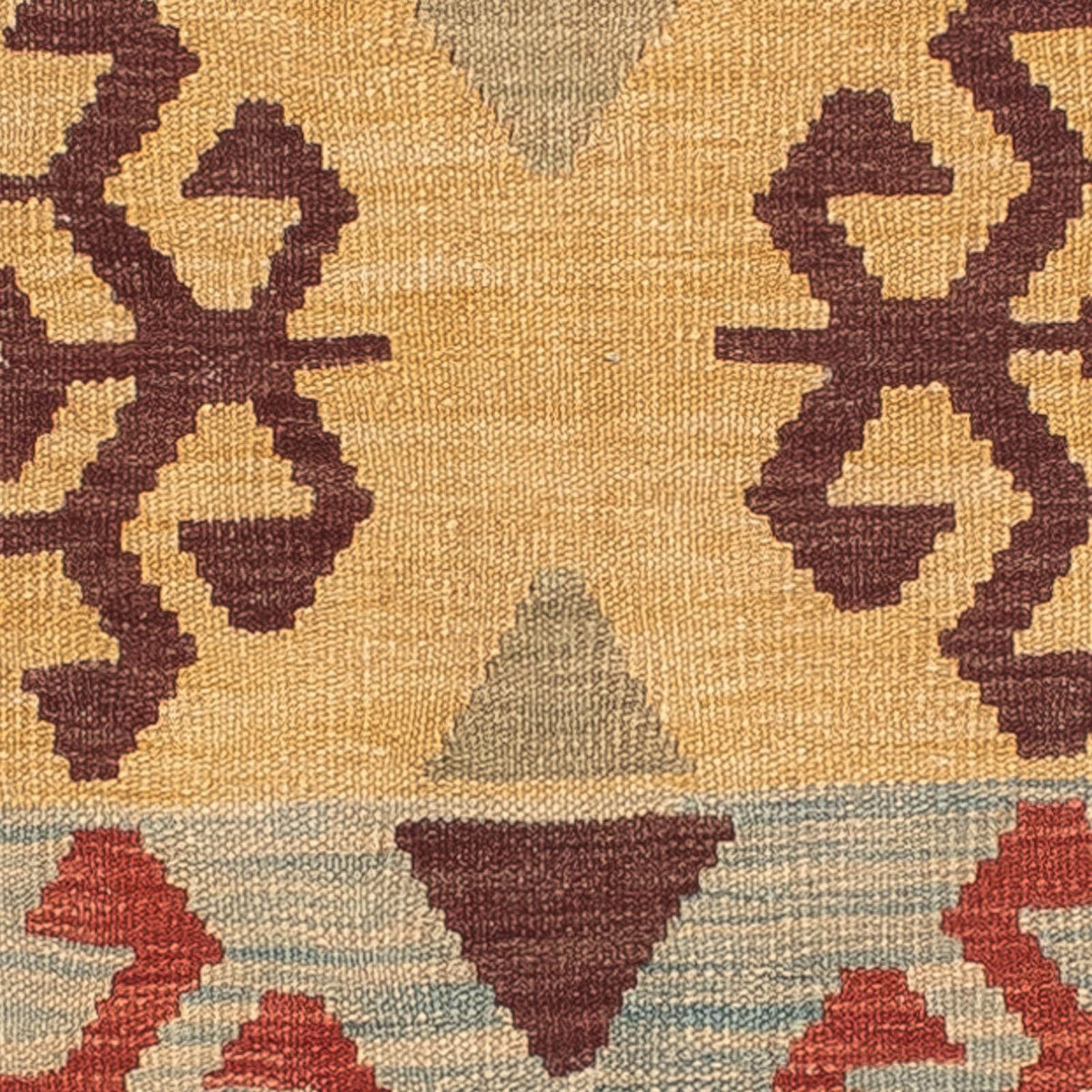 Tapis Kelim - Oriental - 196 x 151 cm - multicolore