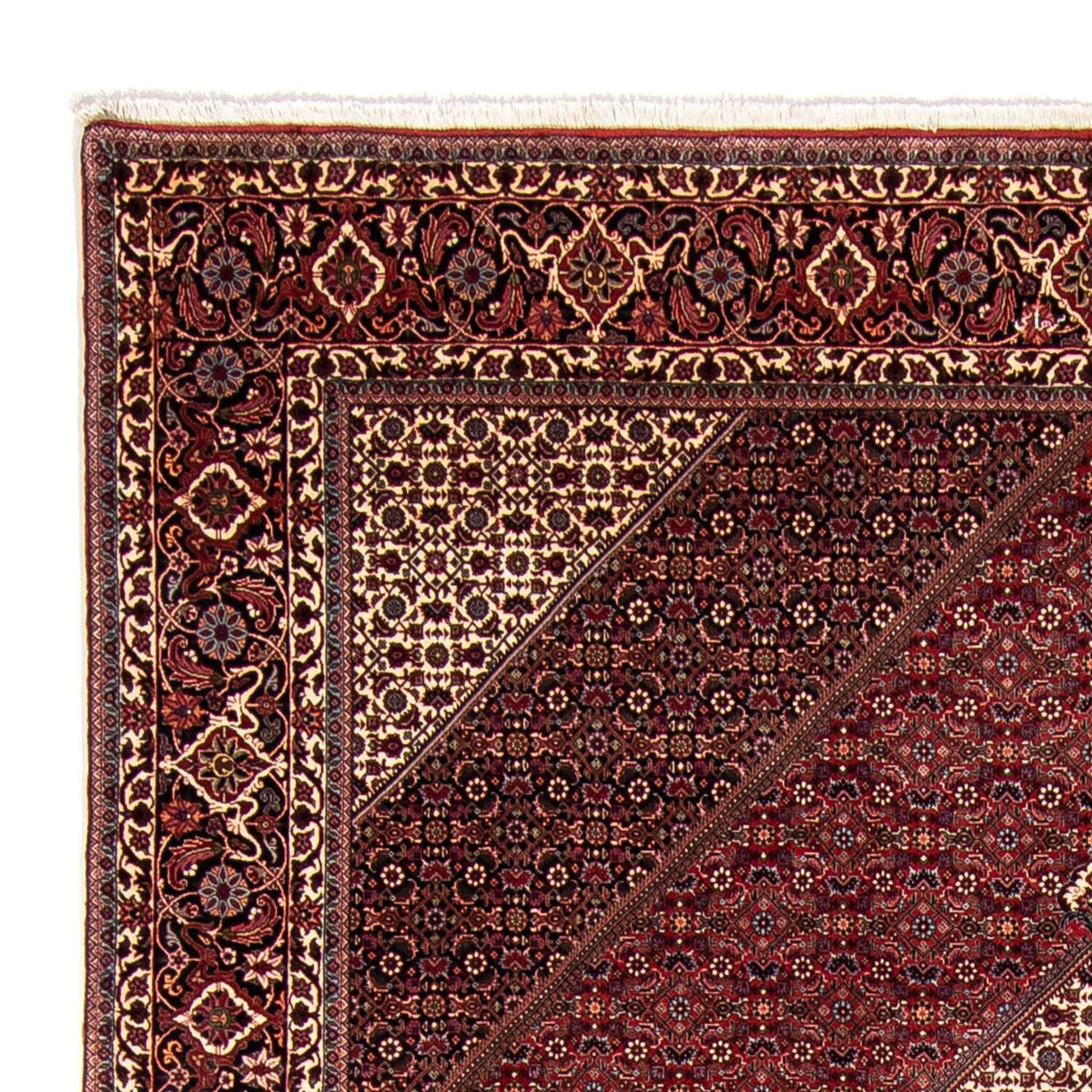 Tapis persan - Bidjar - 344 x 254 cm - rouge clair