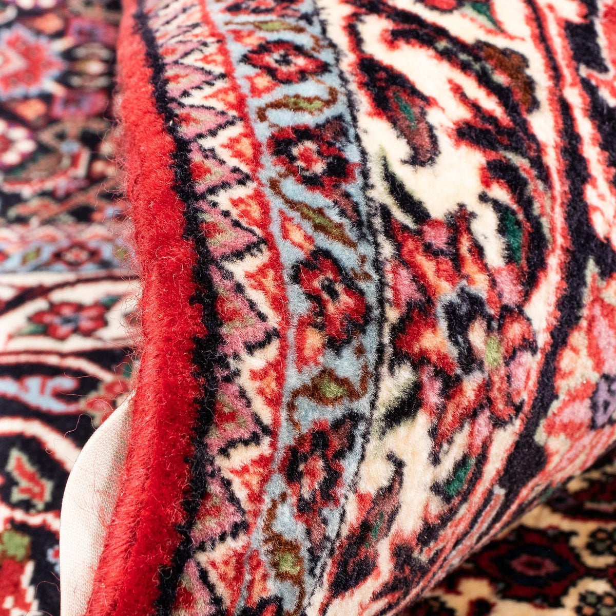 Tapis persan - Bidjar - 344 x 254 cm - rouge clair