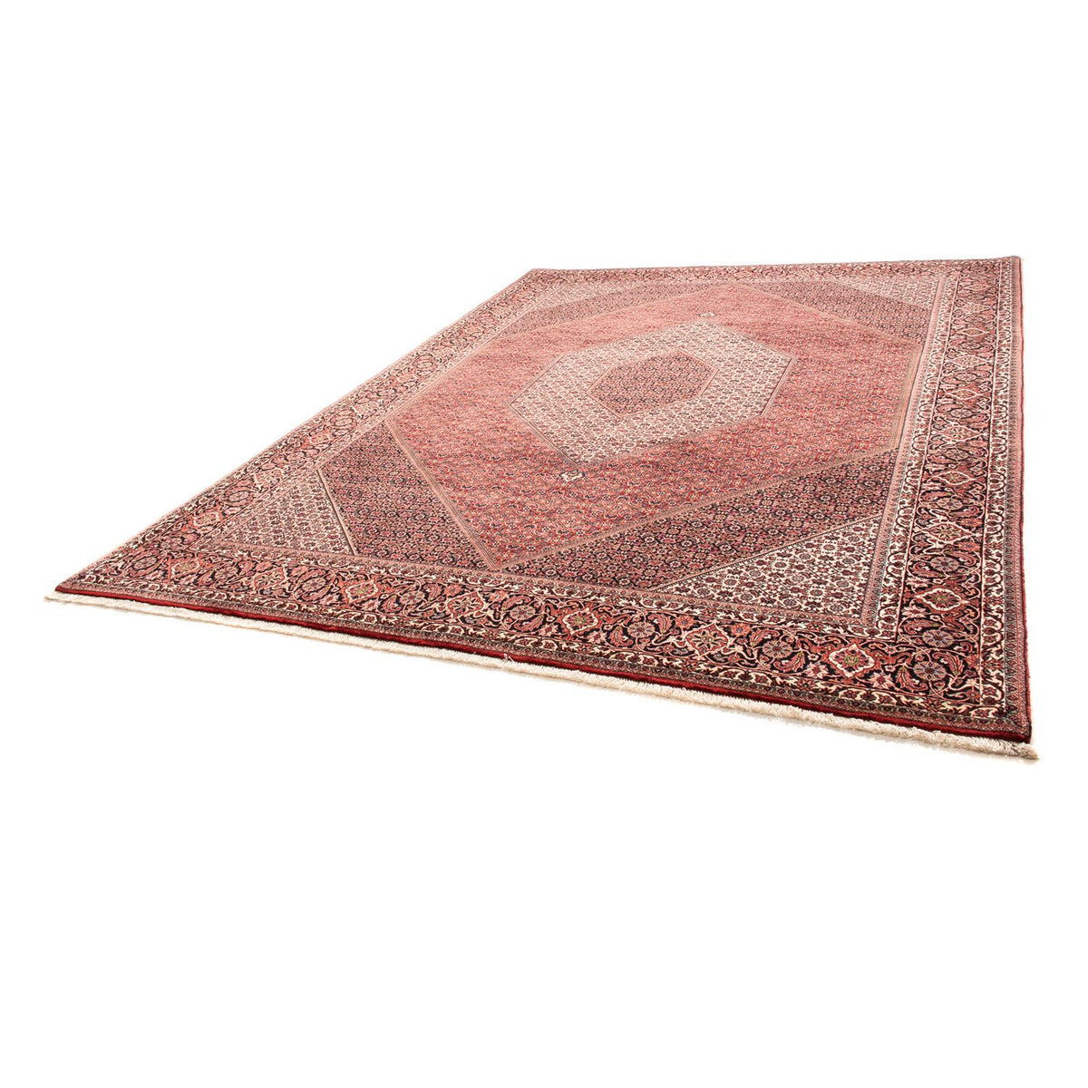 Tapis persan - Bidjar - 344 x 254 cm - rouge clair