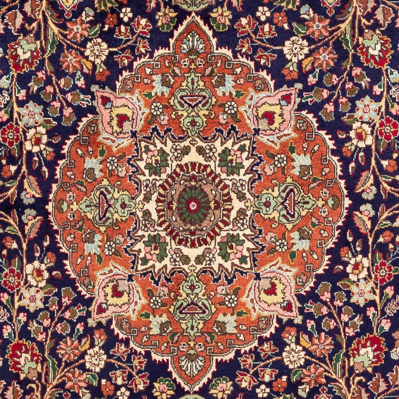 Tapis persan - Tabriz - 307 x 200 cm - bleu foncé
