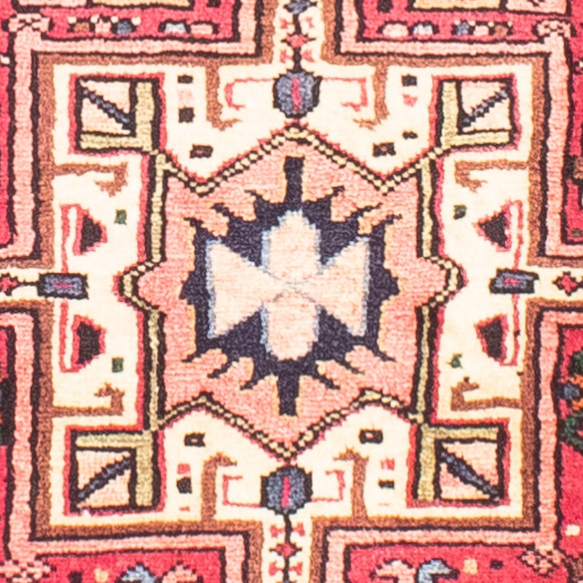 Tapis de couloir Tapis persan - Nomadic - 386 x 83 cm - rouge