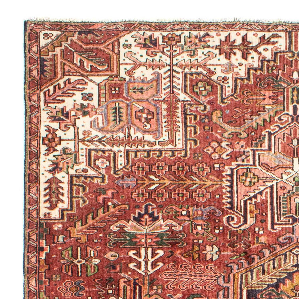 Tapis persan - Nomadic - 293 x 190 cm - rouge clair