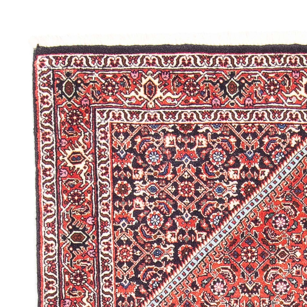 Tapis persan - Bidjar - 151 x 86 cm - rouge clair