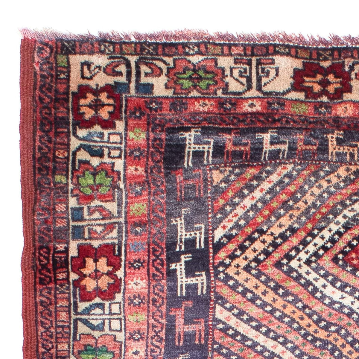 Tapis Belutsch - 157 x 104 cm - multicolore