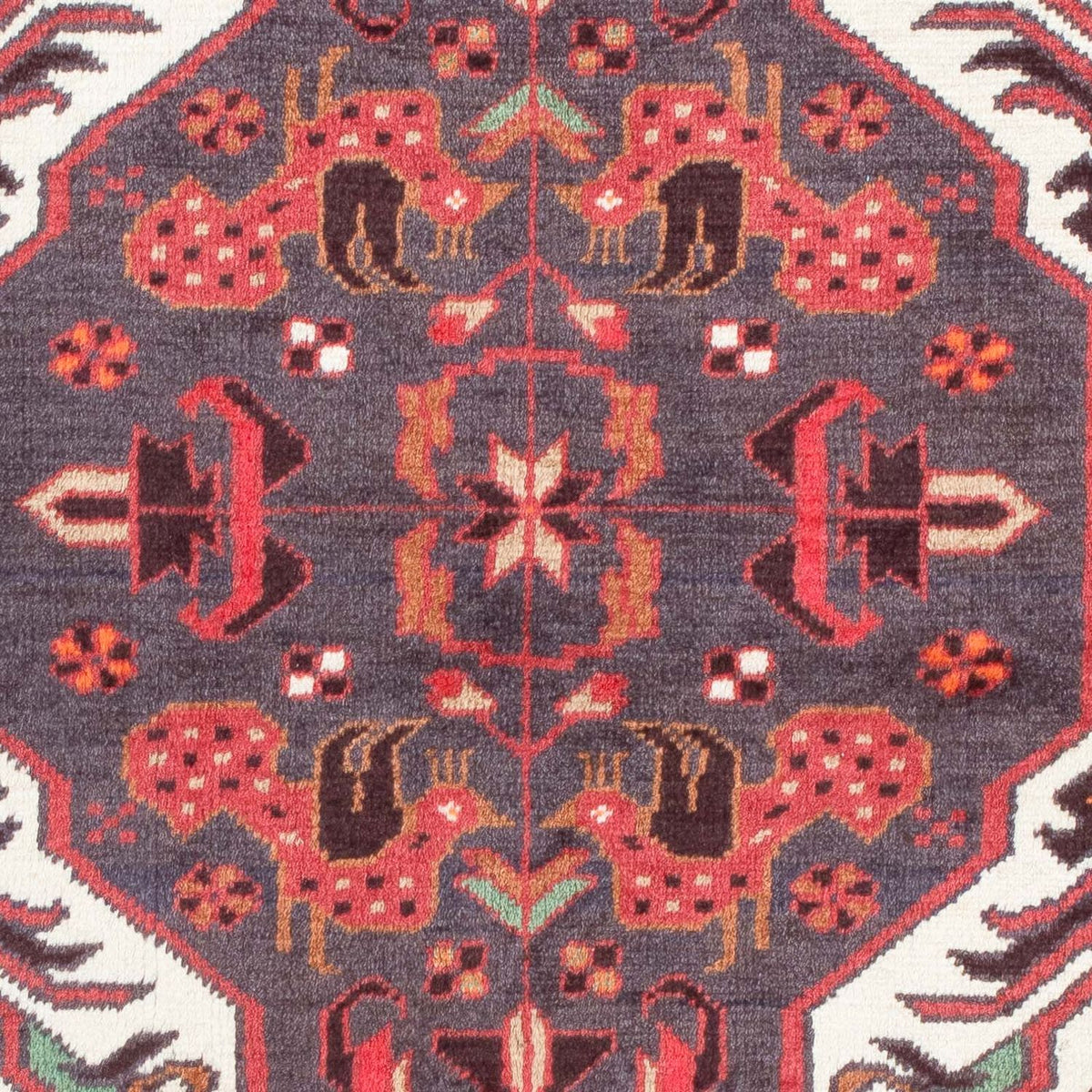Tapis Belutsch - 156 x 87 cm - rouge foncé