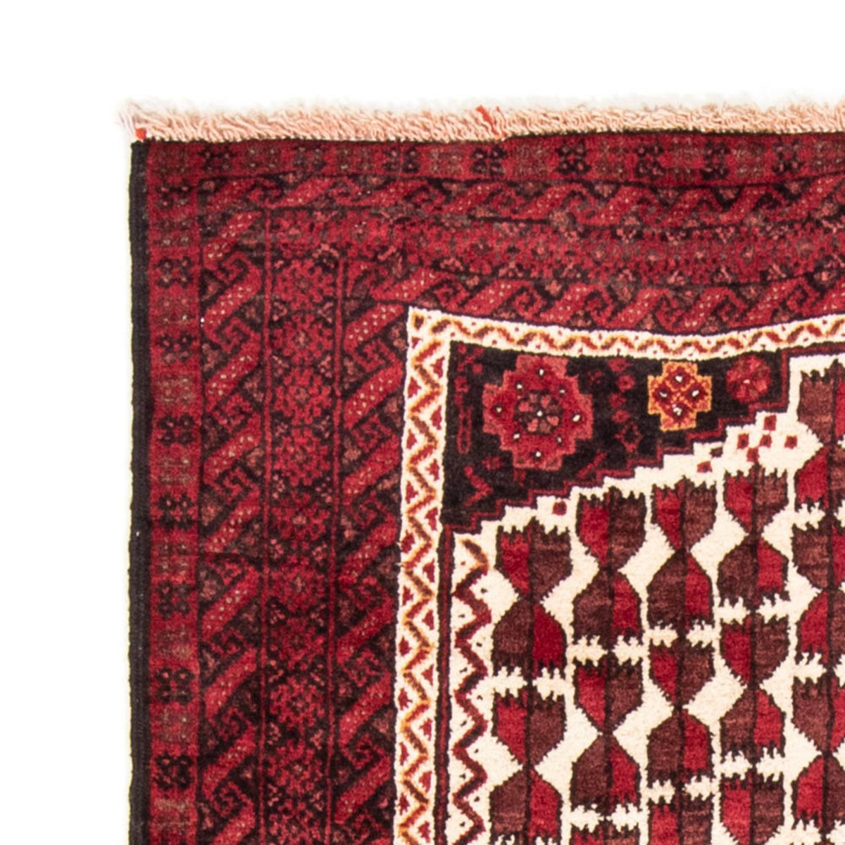 Tapis de couloir Tapis Belutsch - 185 x 102 cm - rouge foncé