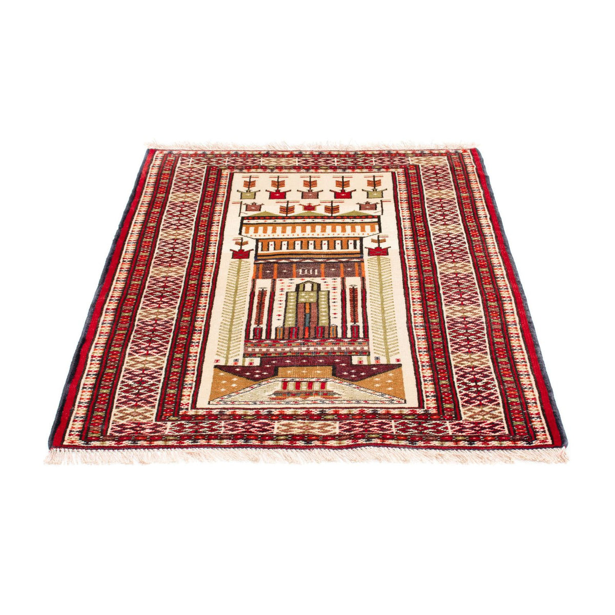 Tapis Belutsch - 119 x 89 cm - beige
