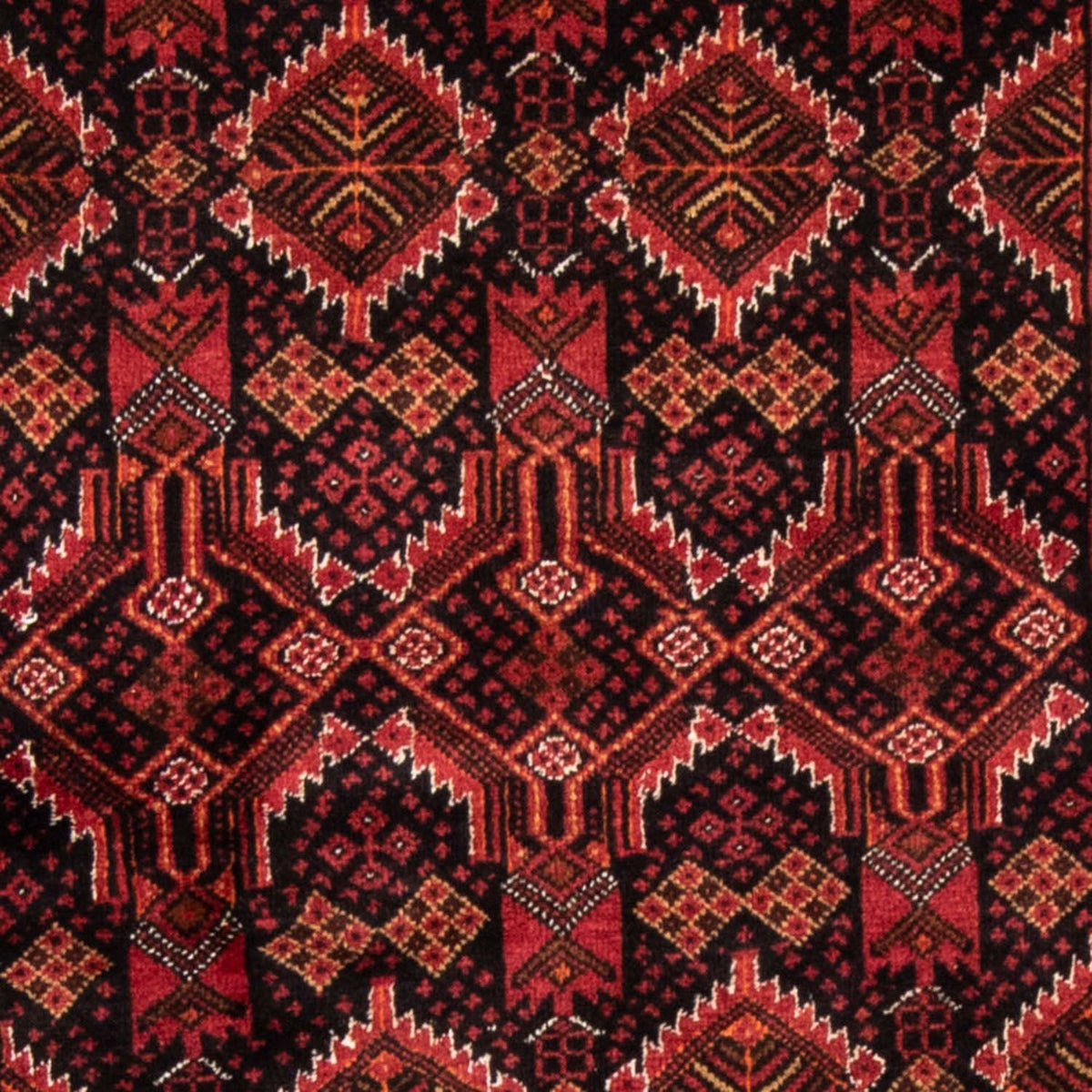 Tapis de couloir Tapis Belutsch - 184 x 96 cm - rouge foncé