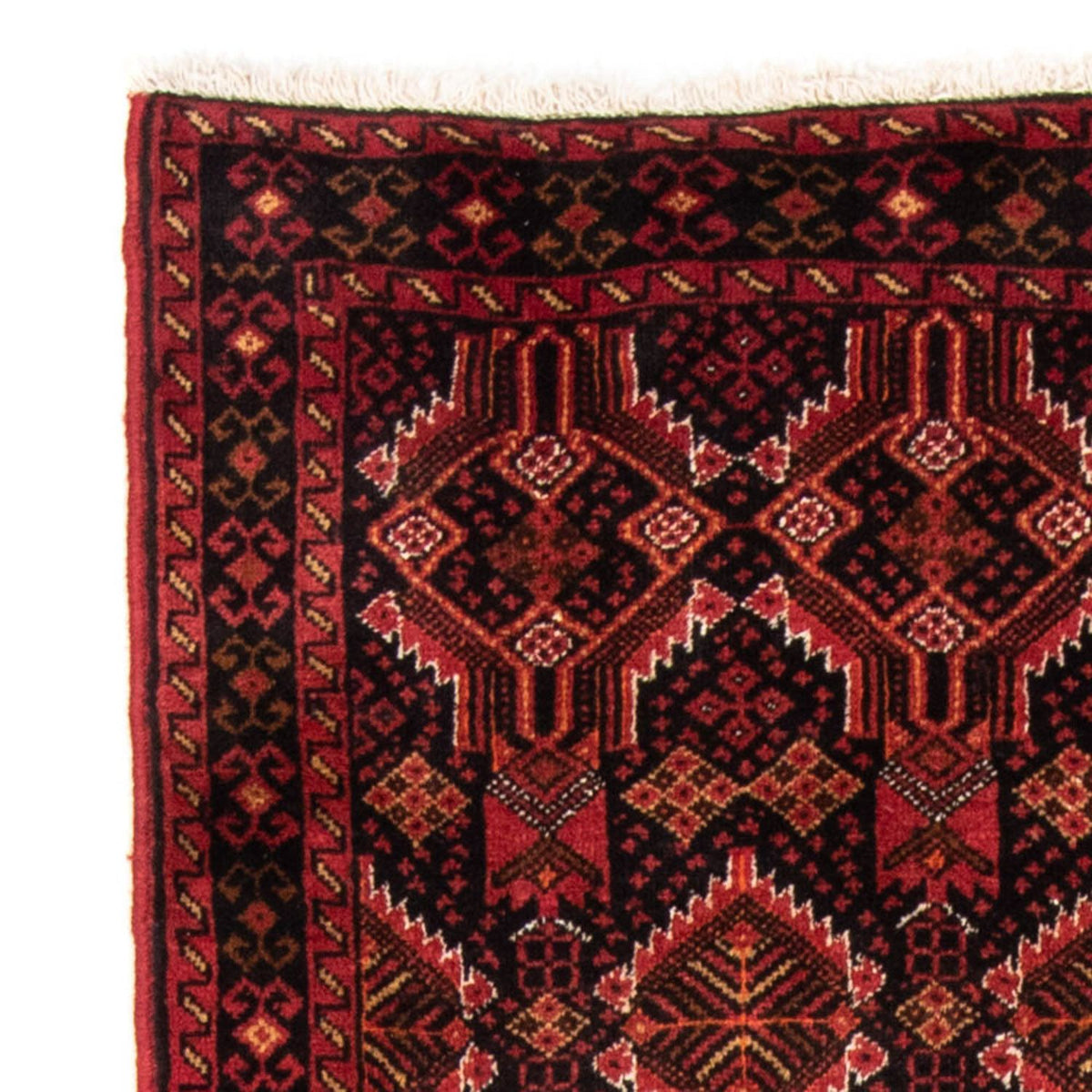 Tapis de couloir Tapis Belutsch - 184 x 96 cm - rouge foncé