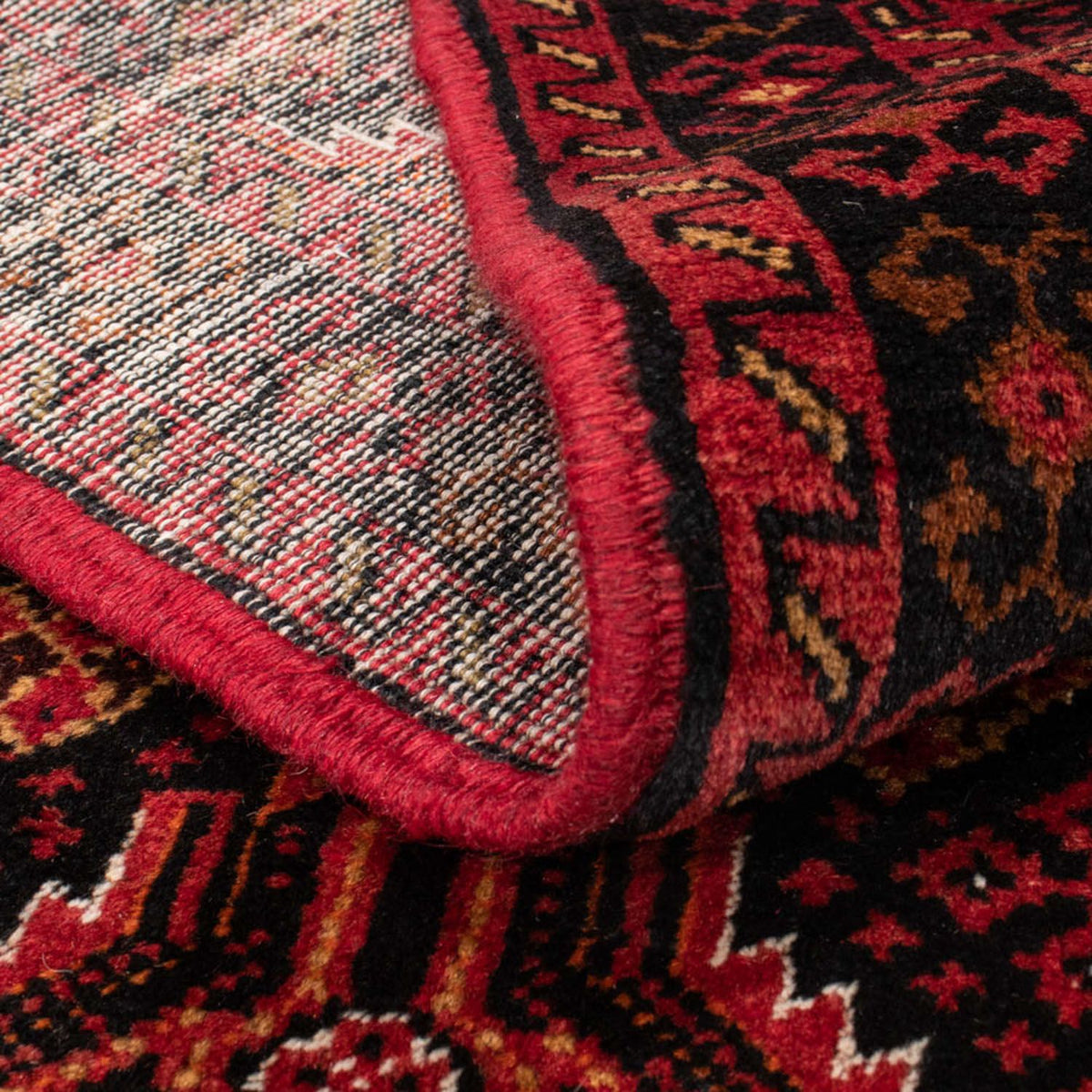 Tapis de couloir Tapis Belutsch - 184 x 96 cm - rouge foncé