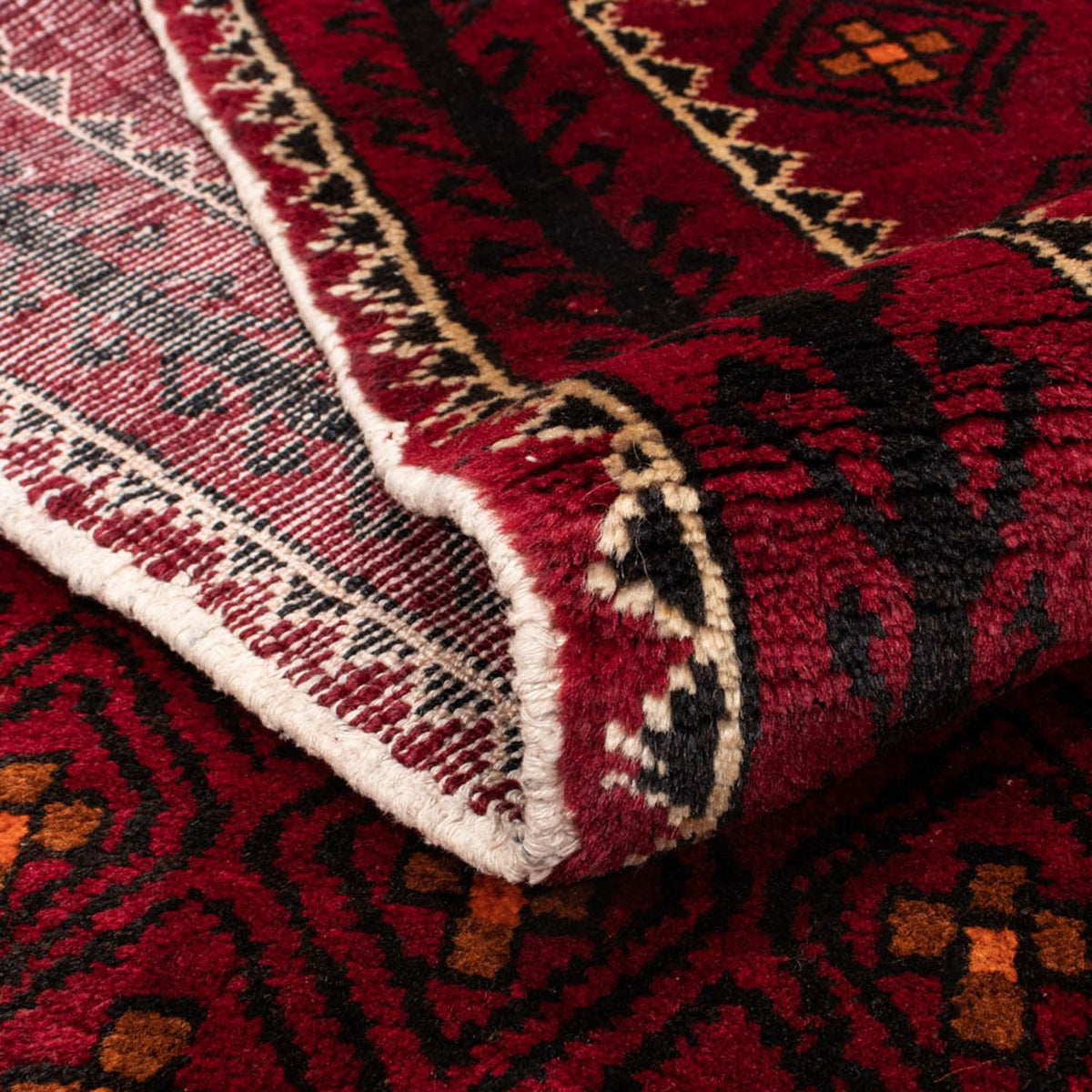 Tapis de couloir Tapis Belutsch - 182 x 103 cm - rouge foncé