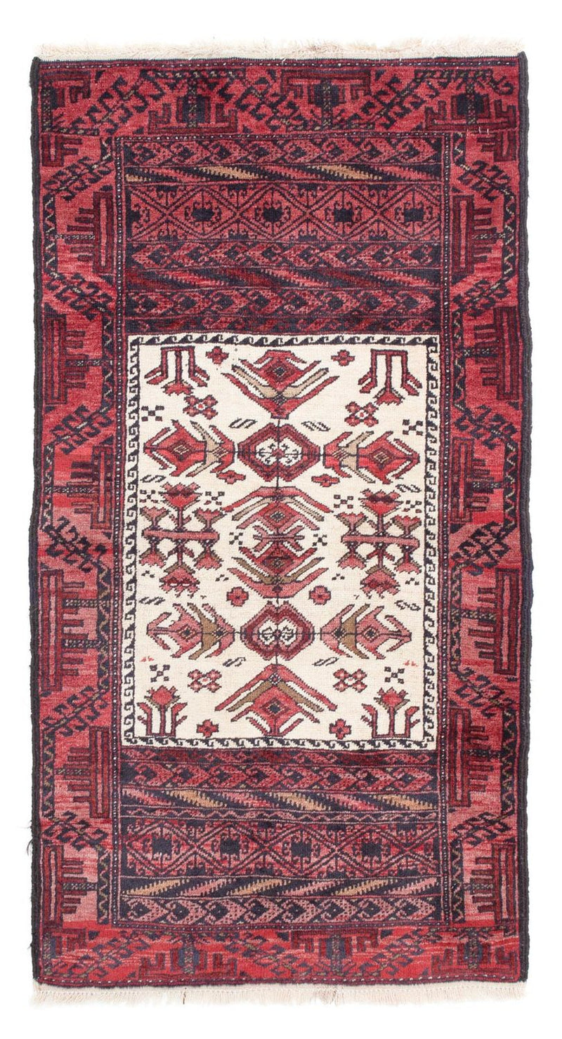 Tapis Belutsch - 146 x 77 cm - rouge clair