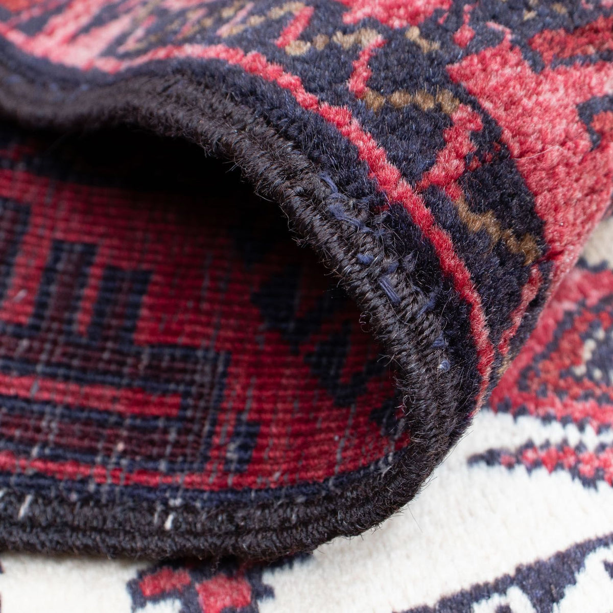 Tapis Belutsch - 146 x 77 cm - rouge clair