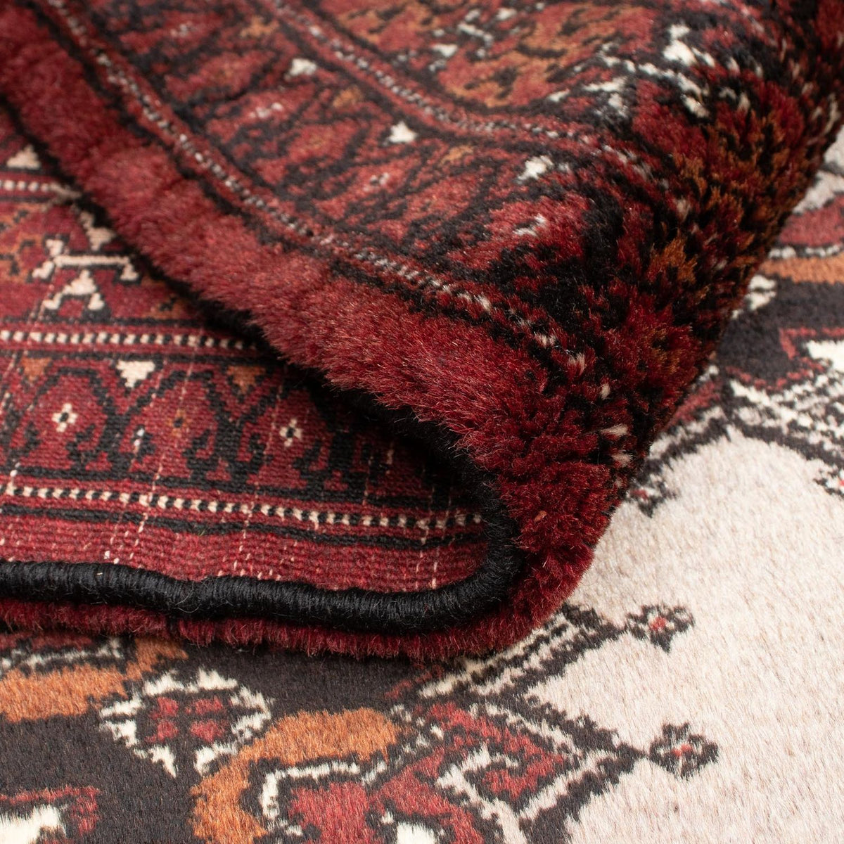 Tapis Belutsch - 154 x 112 cm - gris