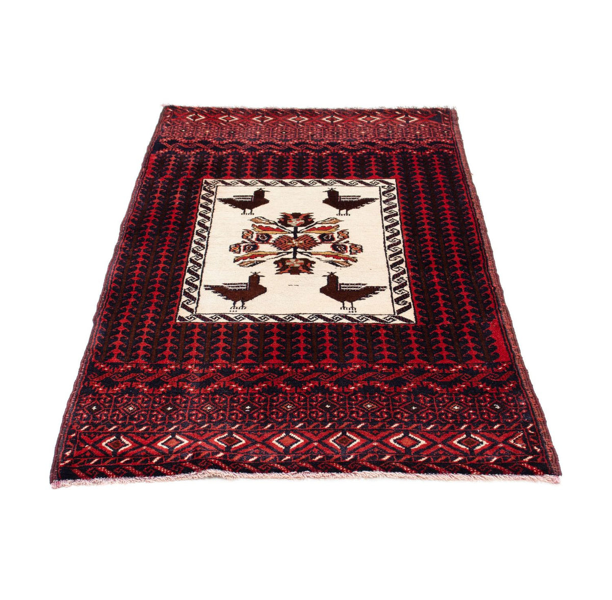 Tapis Belutsch - 147 x 83 cm - rouge