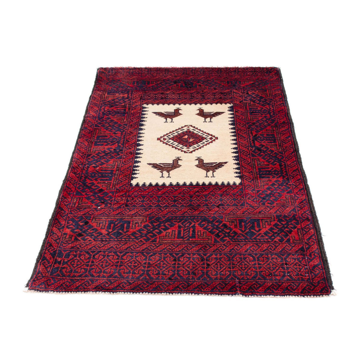 Tapis Belutsch - 160 x 90 cm - rouge