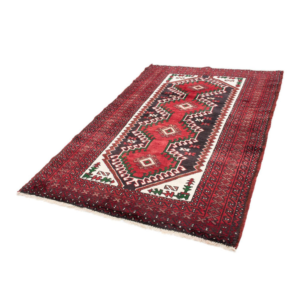 Tapis Belutsch - 189 x 123 cm - rouge