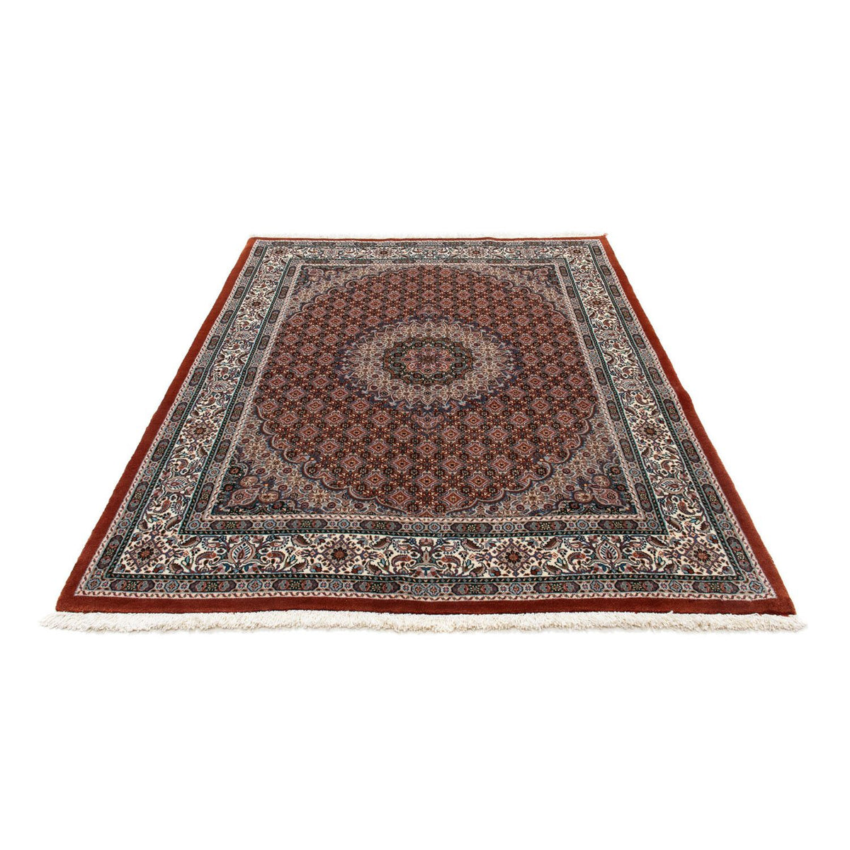 Tapis persan - Classique - 197 x 148 cm - rouge foncé