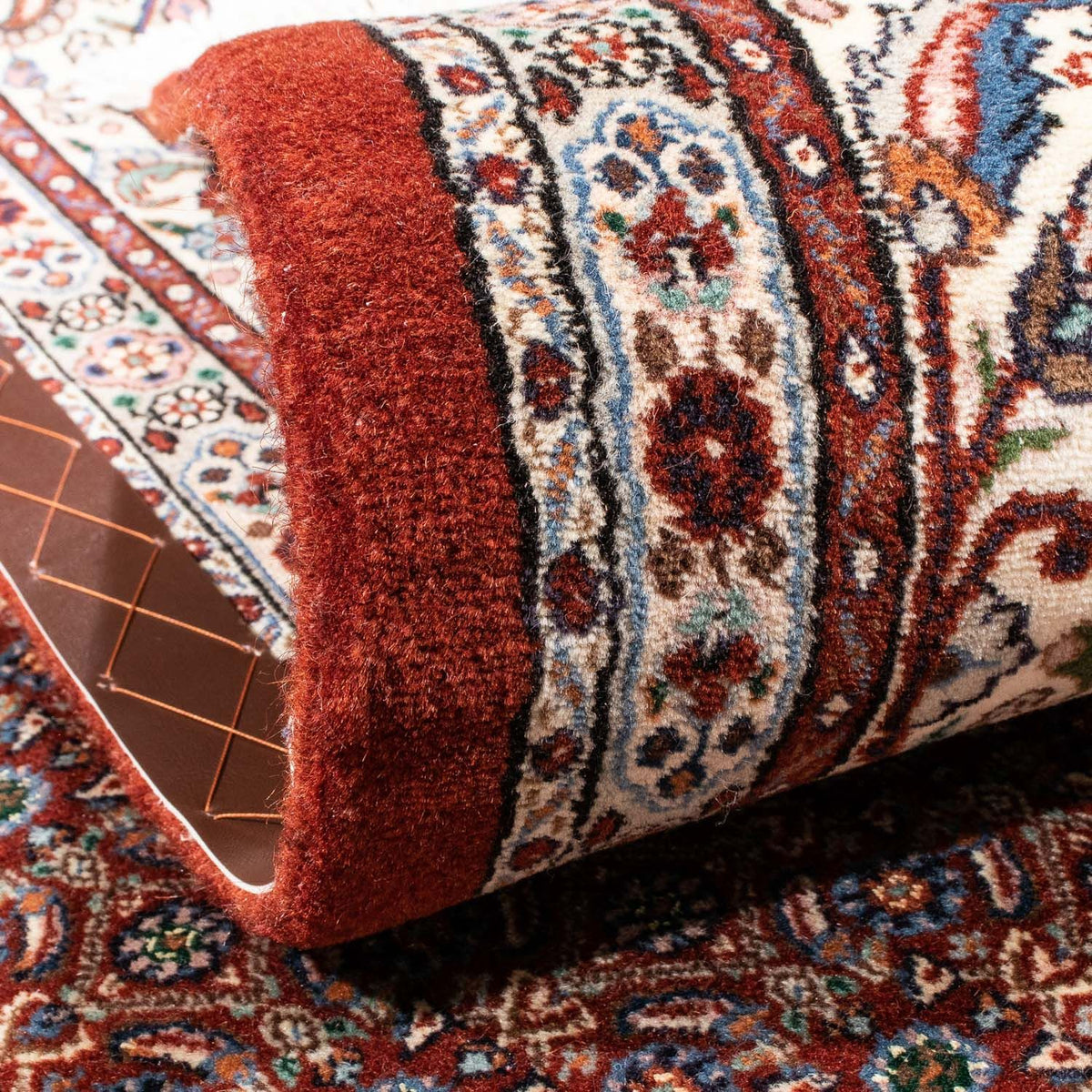 Tapis persan - Classique carré - 197 x 196 cm - rouge foncé