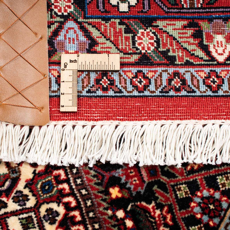 Tapis persan - Bidjar - 248 x 202 cm - rouge foncé