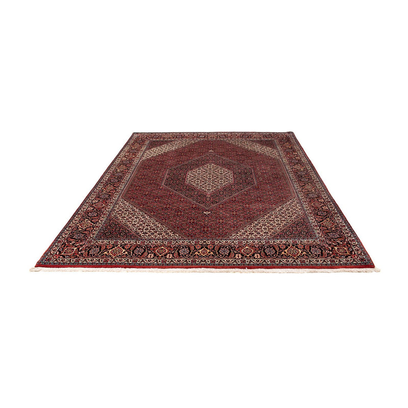 Tapis persan - Bidjar - 258 x 202 cm - rouge foncé