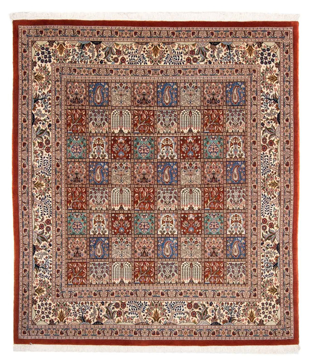 Tapis persan - Classique carré - 214 x 197 cm - multicolore