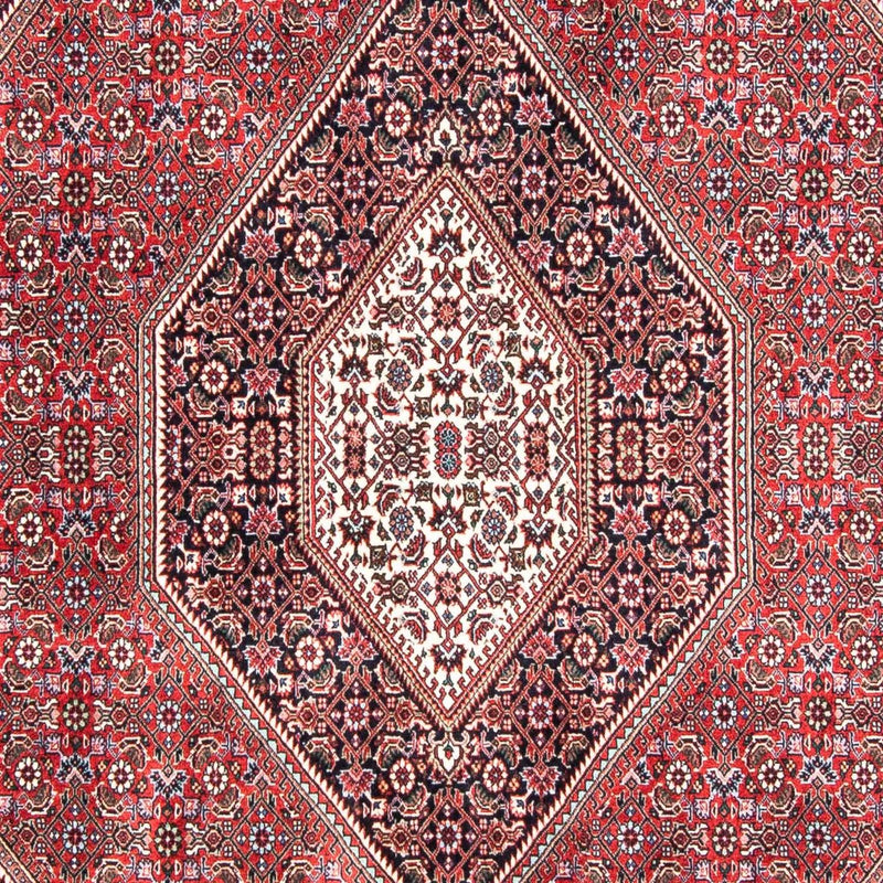 Tapis persan - Bidjar - 237 x 168 cm - rouge clair