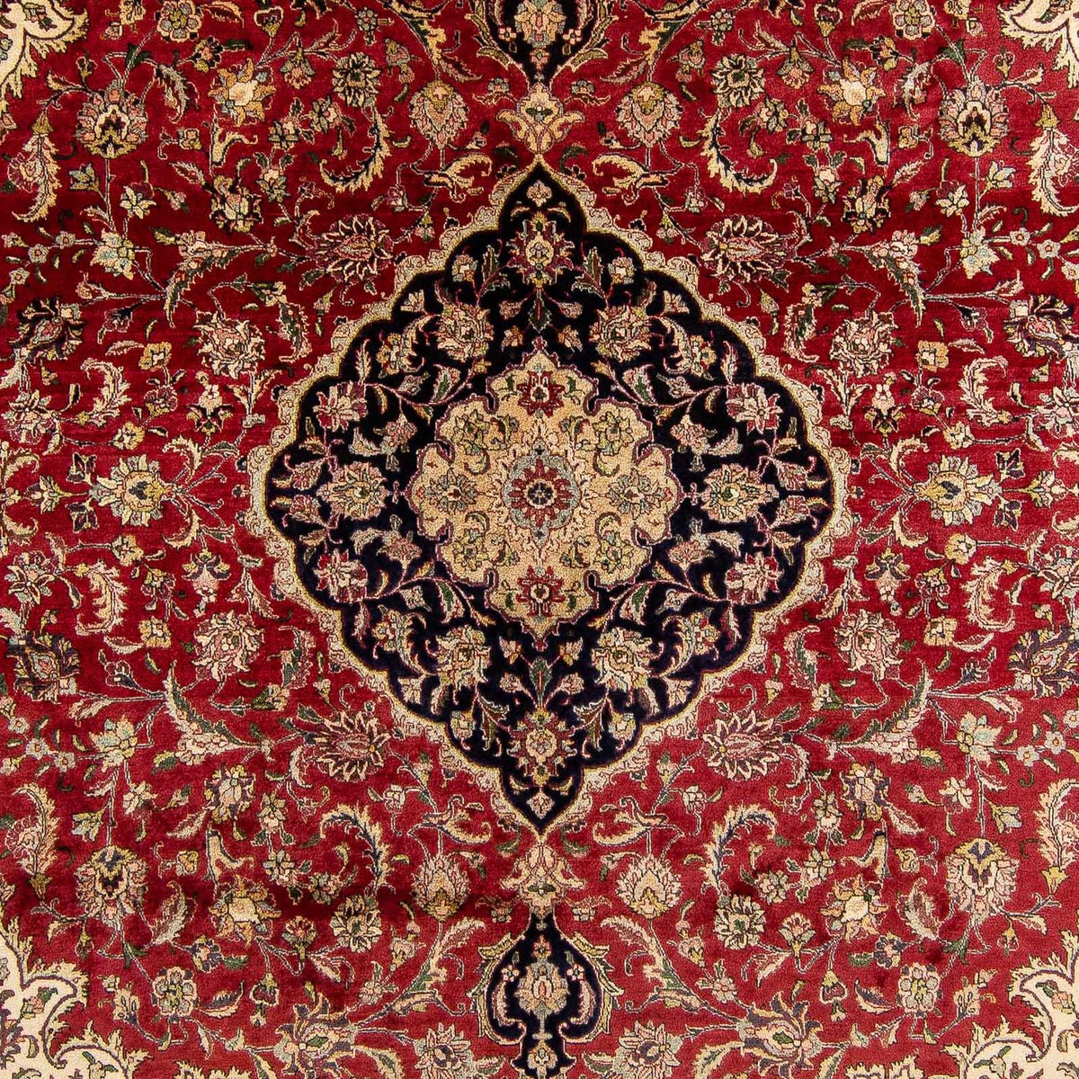 Tapis persan - Tabriz - 380 x 300 cm - rouge foncé