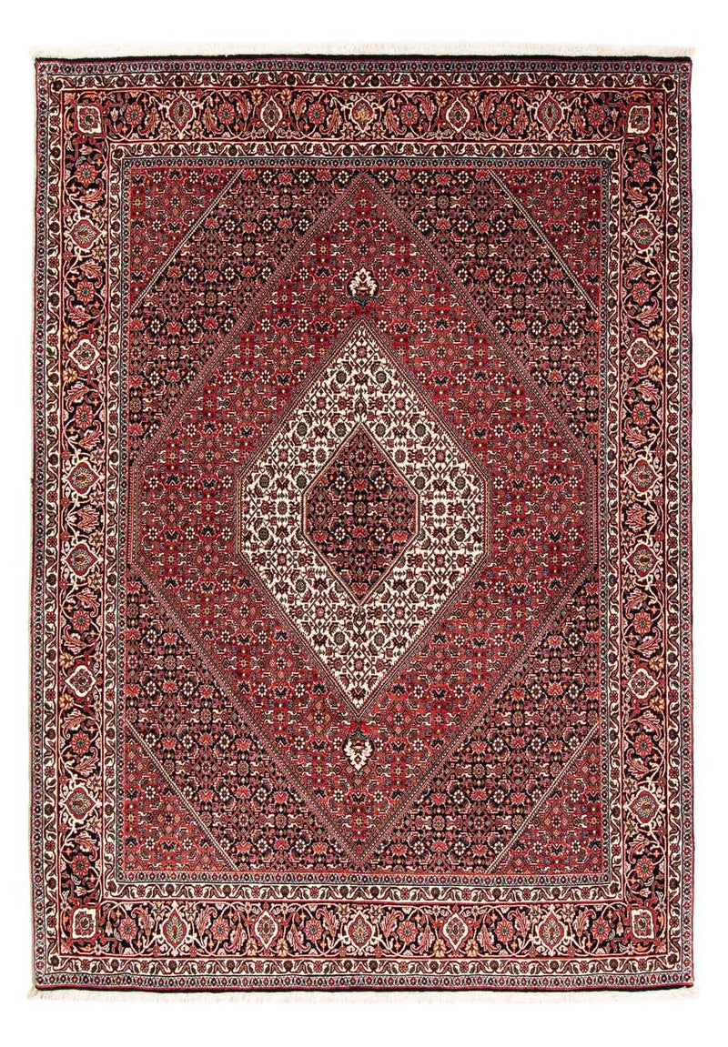 Tapis persan - Bidjar - 243 x 170 cm - rouge clair