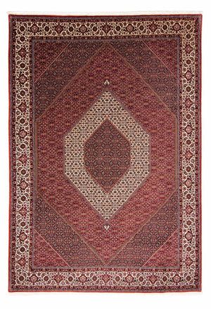 Tapis persan - Bidjar - 354 x 248 cm - rouge clair