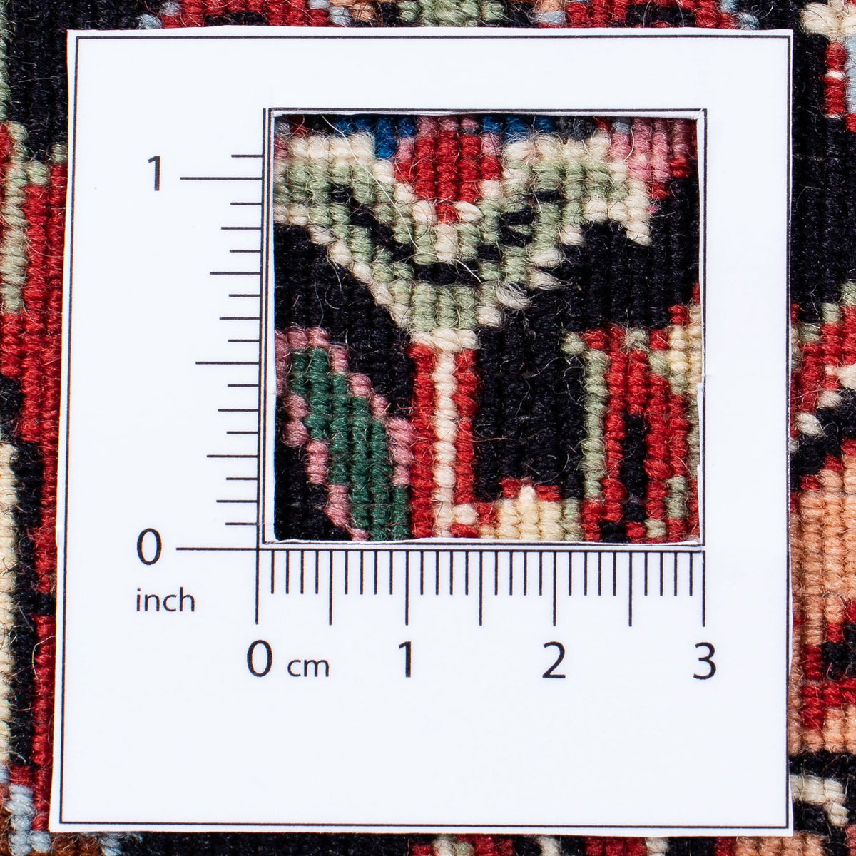 Tapis persan - Bidjar - 300 x 252 cm - rouge foncé