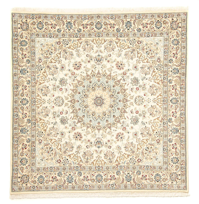 Tapis persan - Nain - Royal carré  - 203 x 202 cm - beige