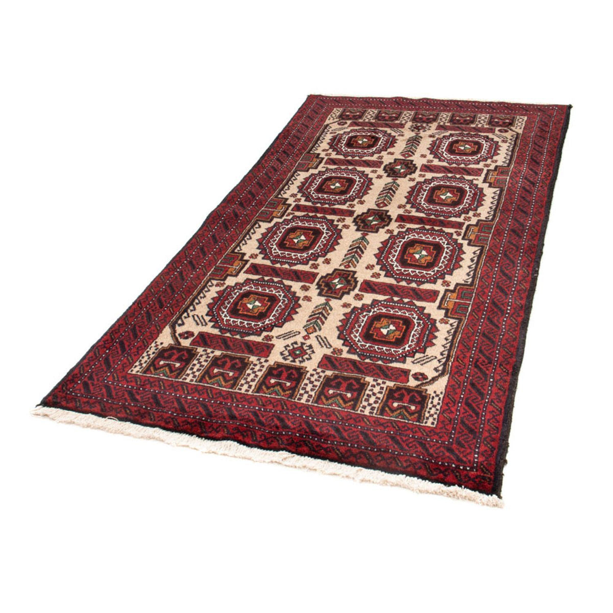 Tapis de couloir Tapis Belutsch - 190 x 104 cm - beige