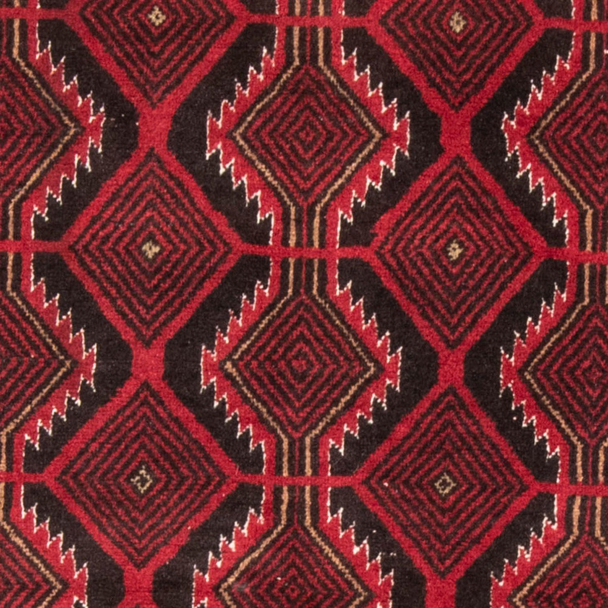 Tapis de couloir Tapis Belutsch - 184 x 103 cm - rouge