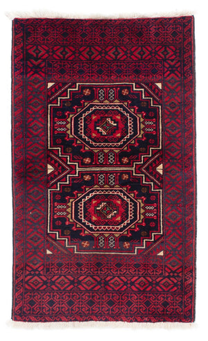 Tapis Belutsch - 146 x 84 cm - rouge foncé