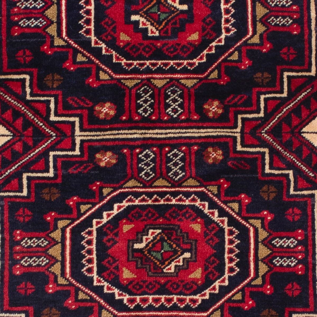 Tapis Belutsch - 146 x 84 cm - rouge foncé