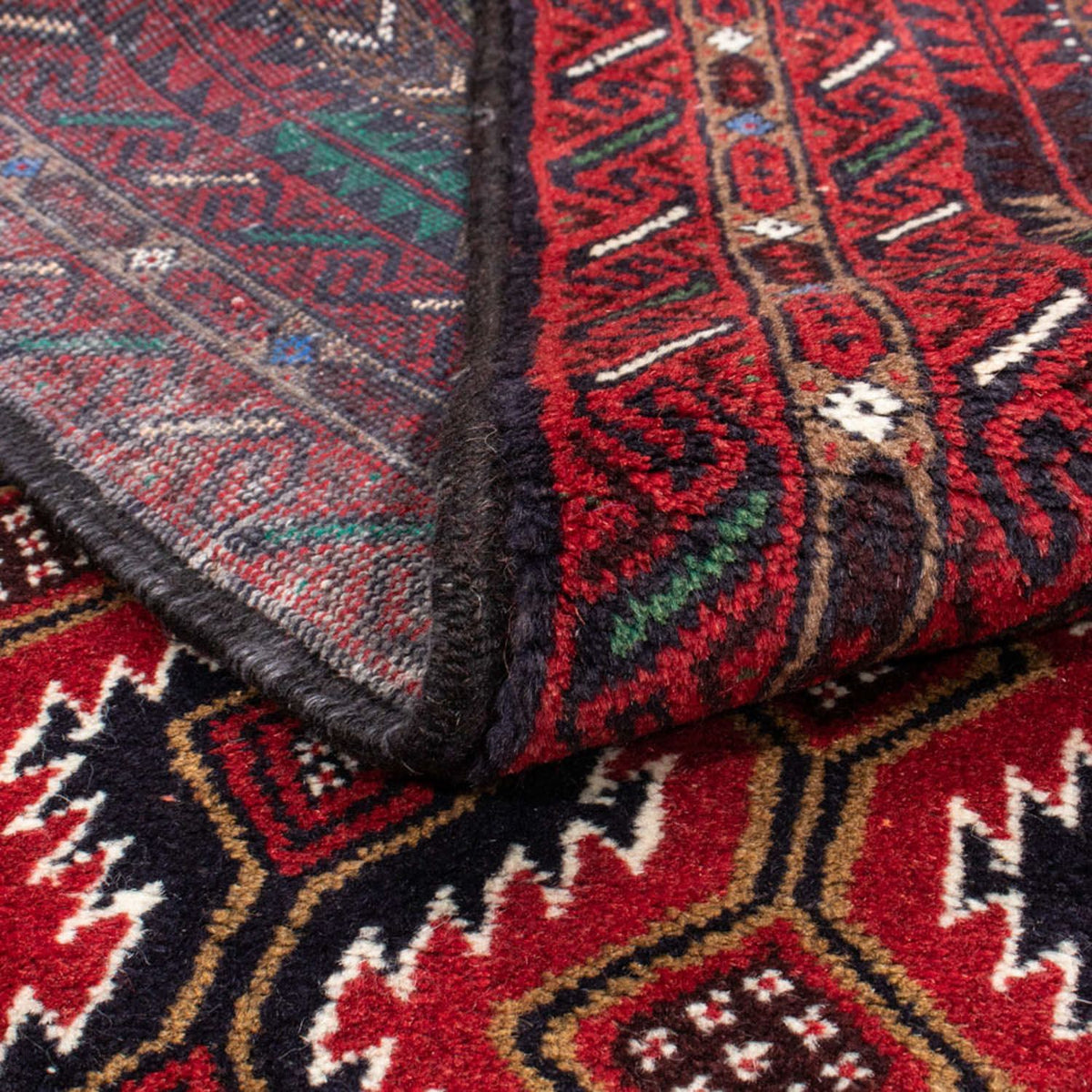 Tapis de couloir Tapis Belutsch - 206 x 106 cm - rouge